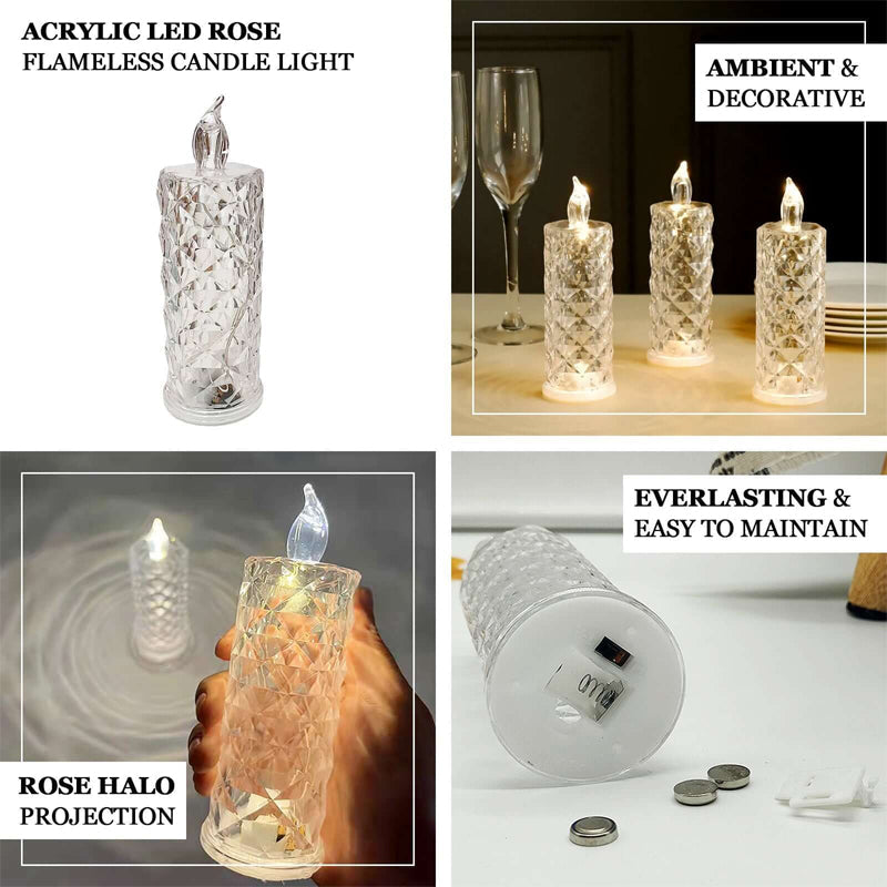 ✨ Eternal Rose Candle Lamp