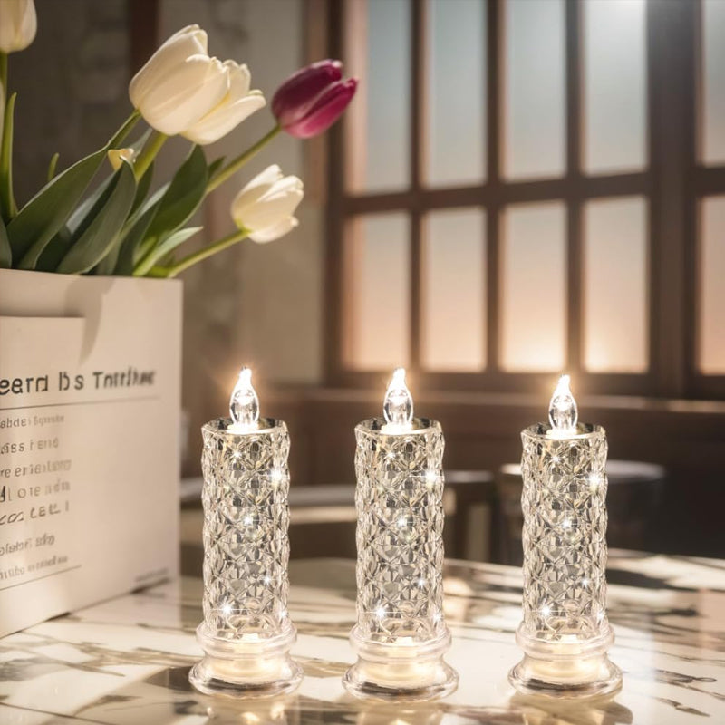 ✨ Eternal Rose Candle Lamp