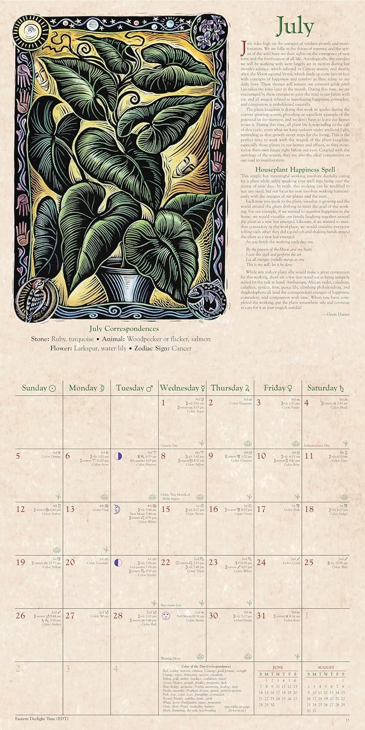New 2026 Magical Witch Calendar🔮