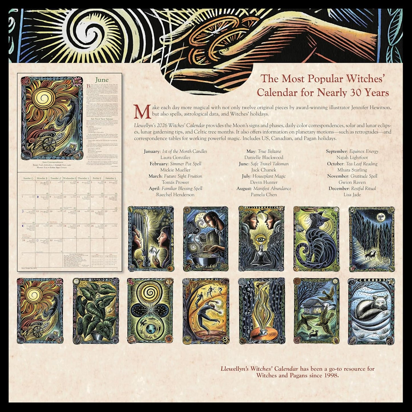 New 2026 Magical Witch Calendar🔮