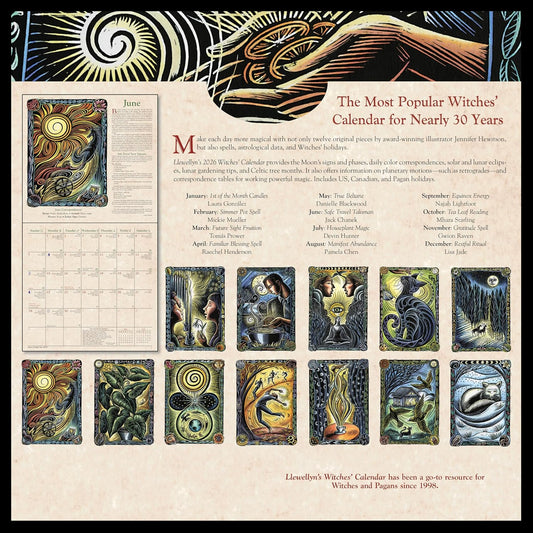 New 2026 Magical Witch Calendar🔮