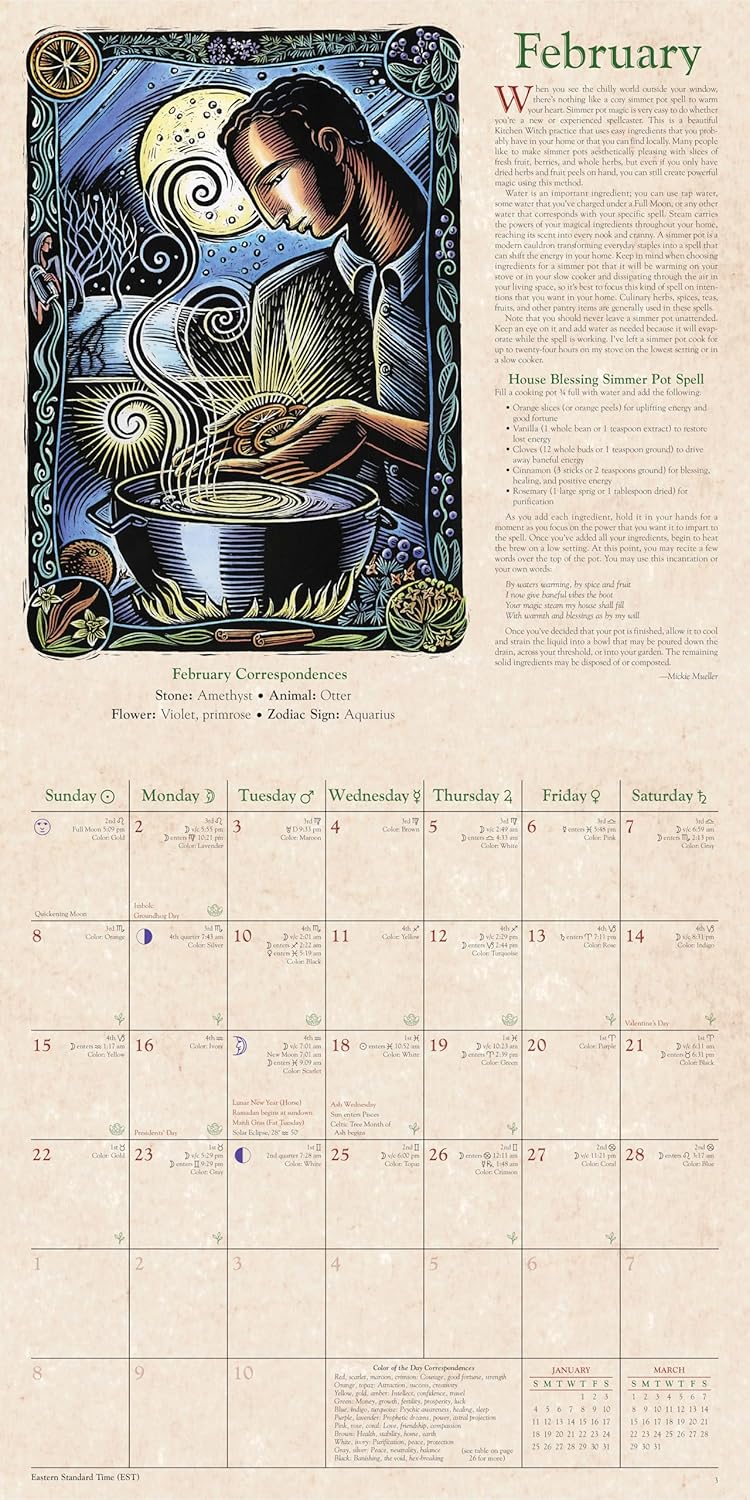 New 2026 Magical Witch Calendar🔮