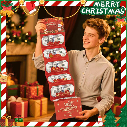 🏆Flash Sale⚡ 50K+ SOLD! Almost Gone-🎅💸Christmas Cash Gift Envelope– A creative way to give cash this Christmas!